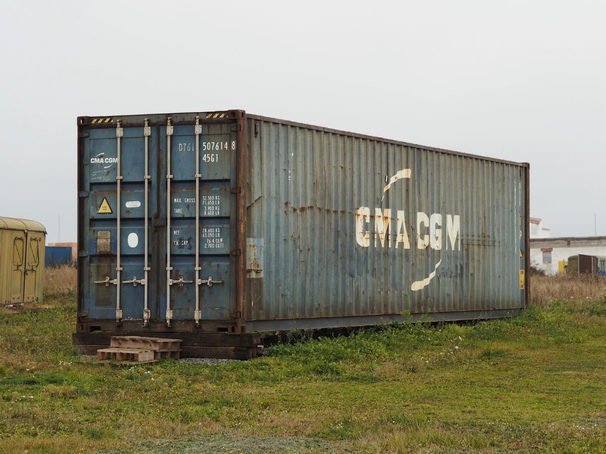 Lodní kontejner 40 HC CW modrá barva 2