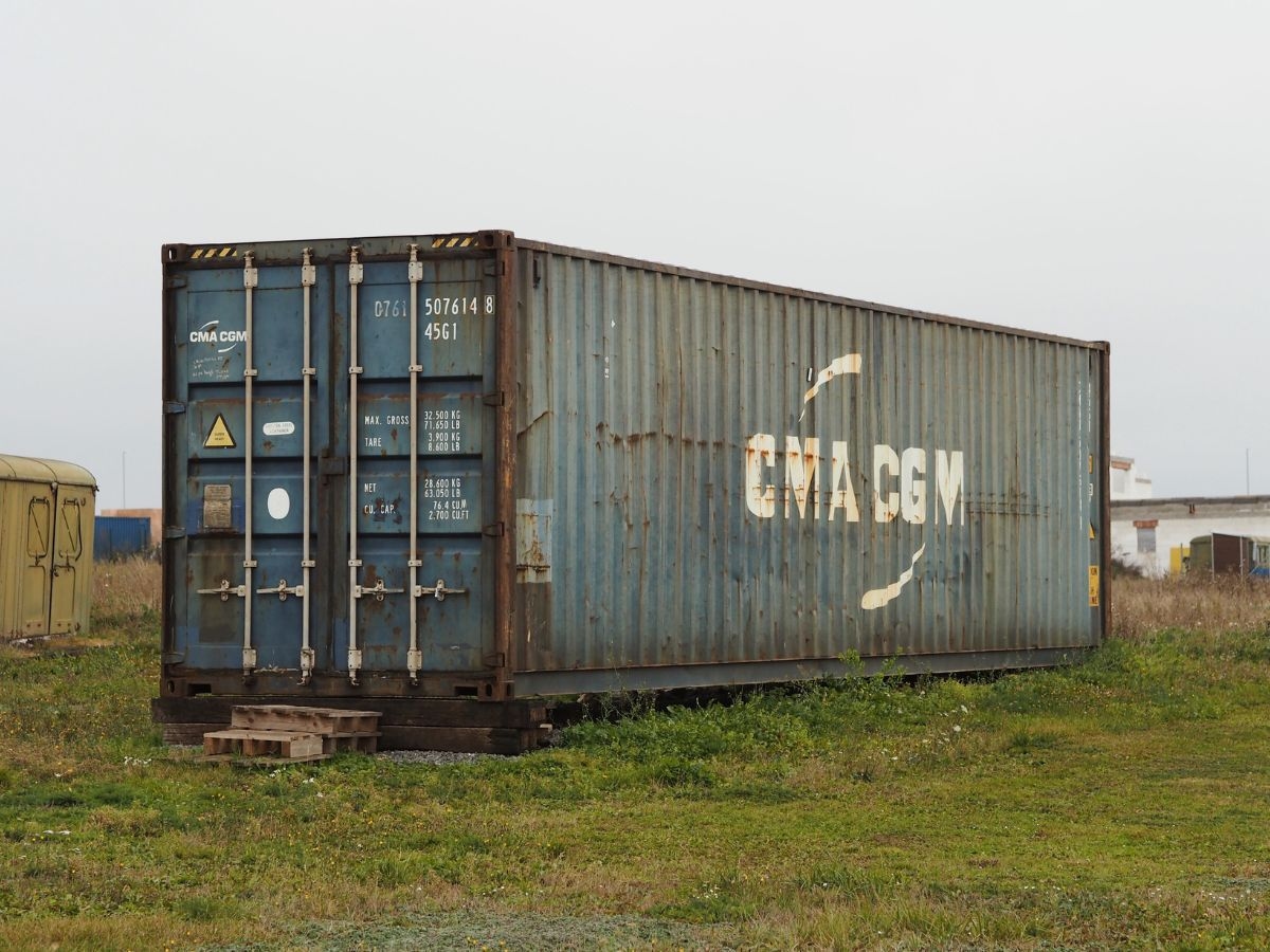 Lodní kontejner 40 HC CW modrá barva 2