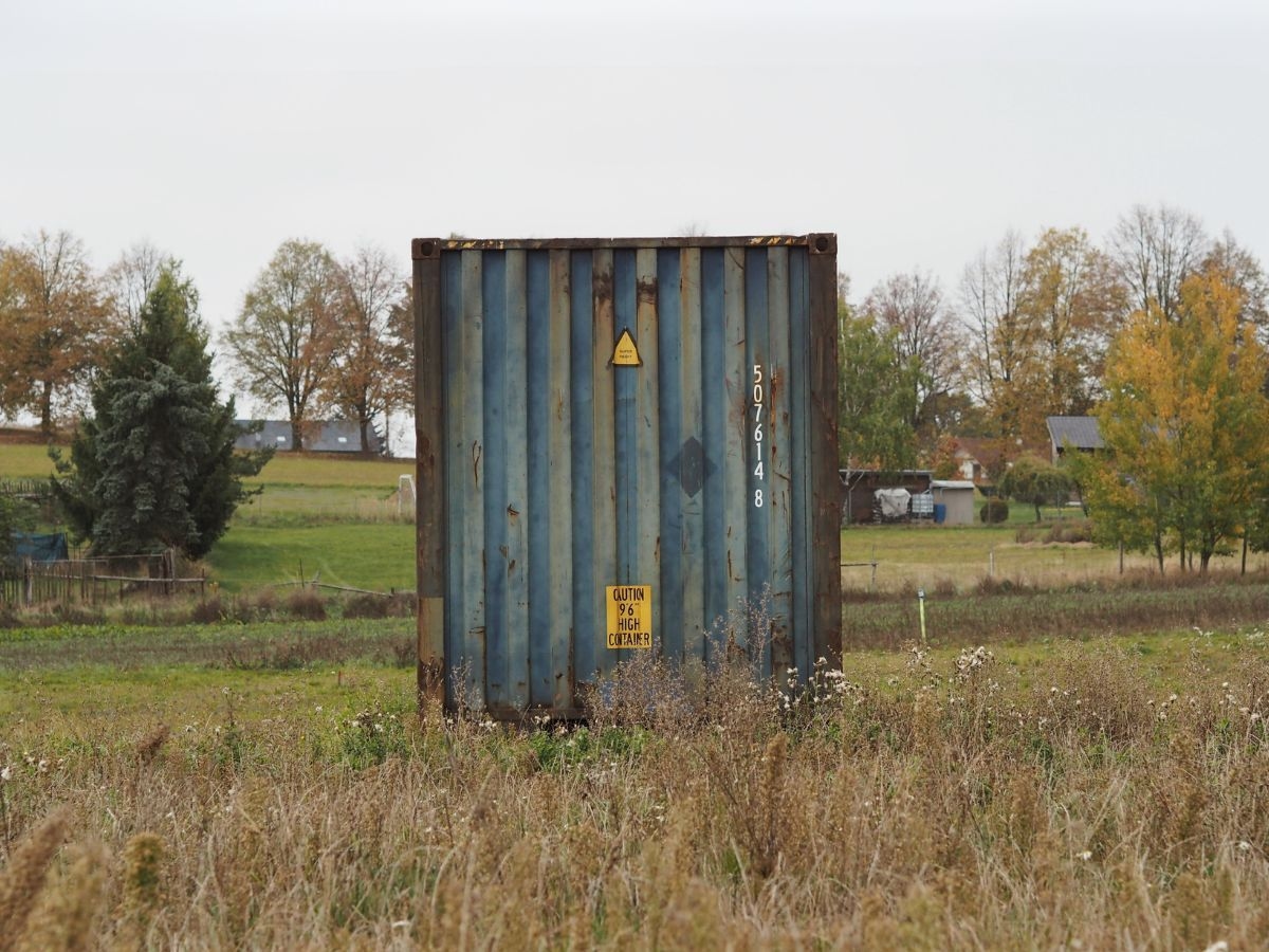 Lodní kontejner 40 HC CW modrá barva 4